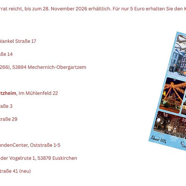 Hoppla...da ist was schief gegangen 🧐😜Hier noch einmal alle Verkaufsstellen für den z.eu.s Adventskalender 👍👍👍