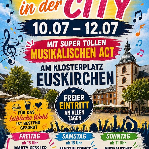 Dieses Wochenende auf dem Klosterplatz: Das Sommerfest der IG Südstadt!!!
👍🤸🥳